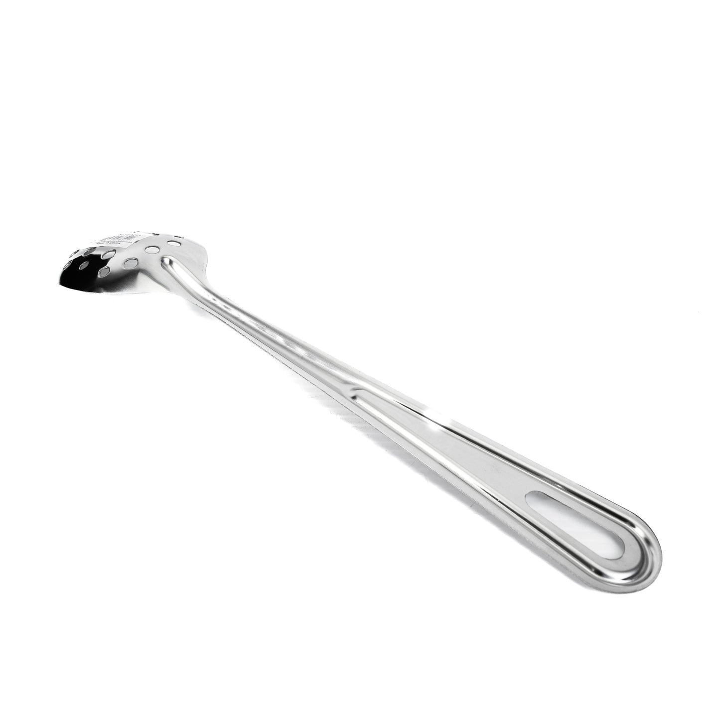 13" Stainless Steel Basting Spoon Stainless Handle(Cuchara De Acero Con Ollos)