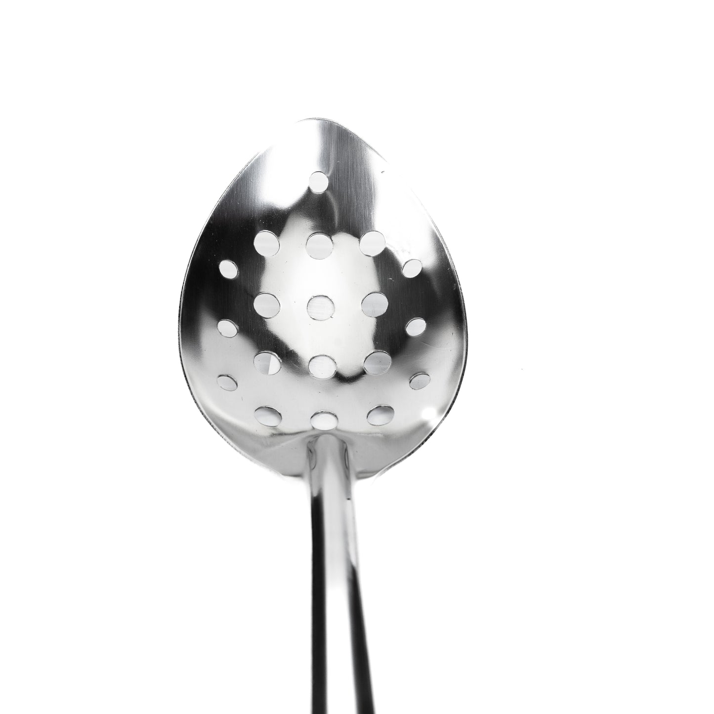 13" Stainless Steel Basting Spoon Stainless Handle(Cuchara De Acero Con Ollos)