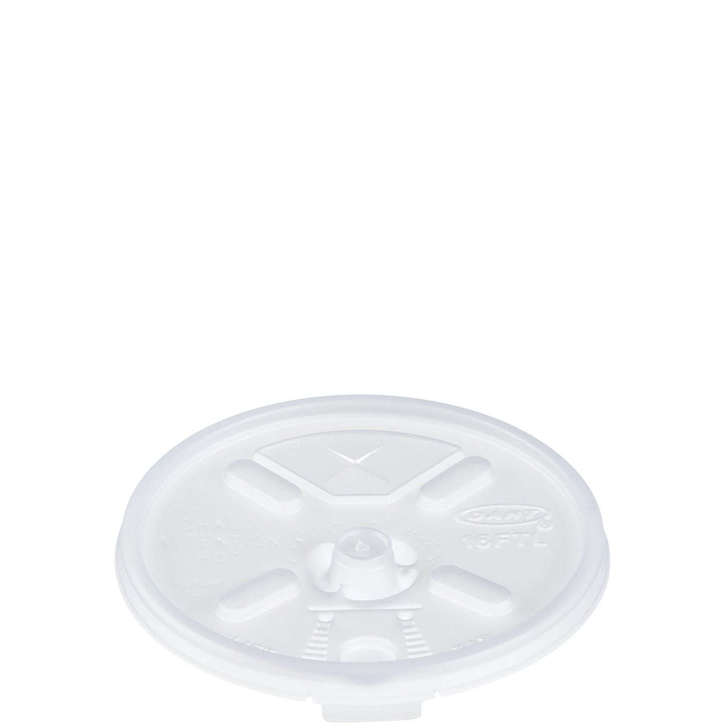 Dart 12-24oz Plastic Lid with Lift n’ Lock 16ftls-1000