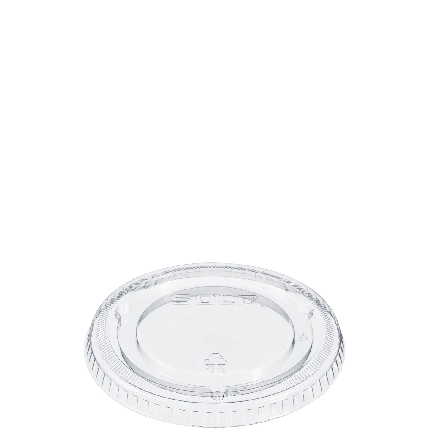 Dart 20oz PET Plastic Non-Vented Lid Clear 662TP-1000
