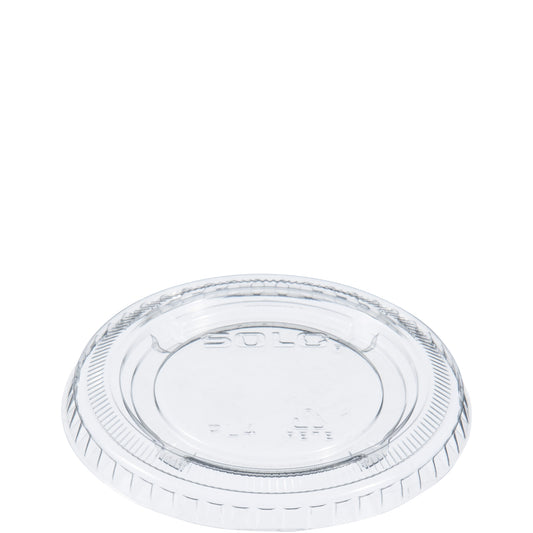 3.25 - 5.5 oz Plastic Souffle Cup Lid Clear(Tapa 3.25-5.5)