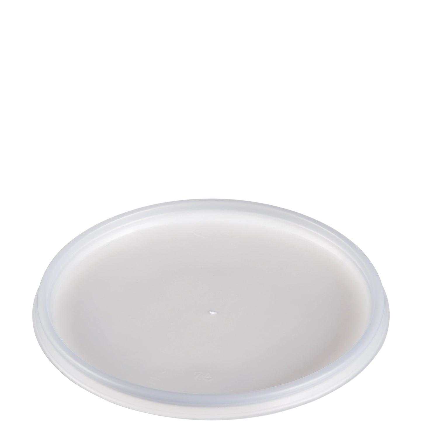 Dart 32oz HIPS Plastic Vented Lid Translucent 32JLR-1000
