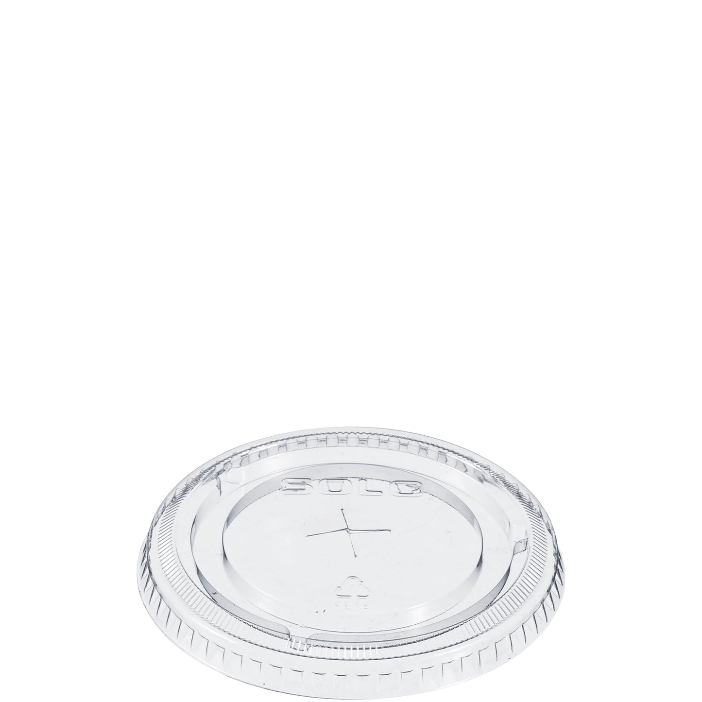 Dart 5-20 oz PET Plastic Straw Slotted Lid Clear 662TS-1000