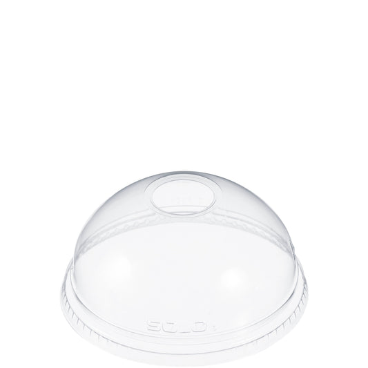 Dart 5.5-24 oz PET Plastic Dome Lid with 1 Hole Clear DLR626-1000