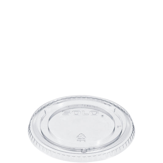 Dart 5.5-24 oz PET Plastic Non-Vented Lid Clear 626TP-1000