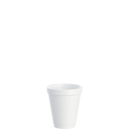 Dart 6oz EPS Foam Cup White 6J6-1000