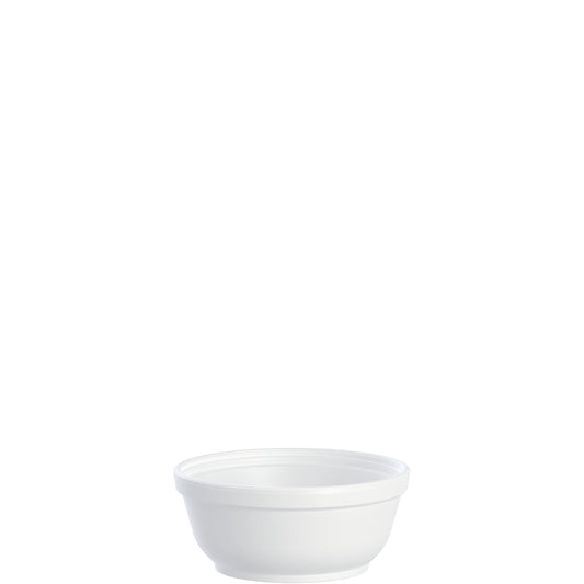 Dart 8B20 EPS Foam Bowl White