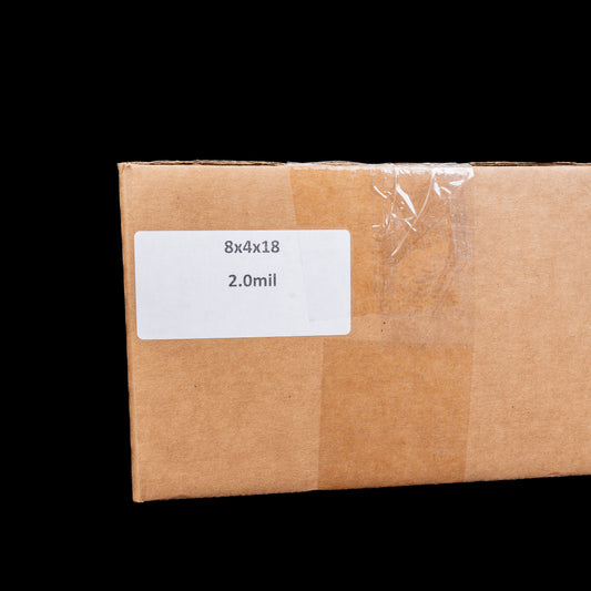 Poly Bag 8X4X18 2.0 MIL-1000