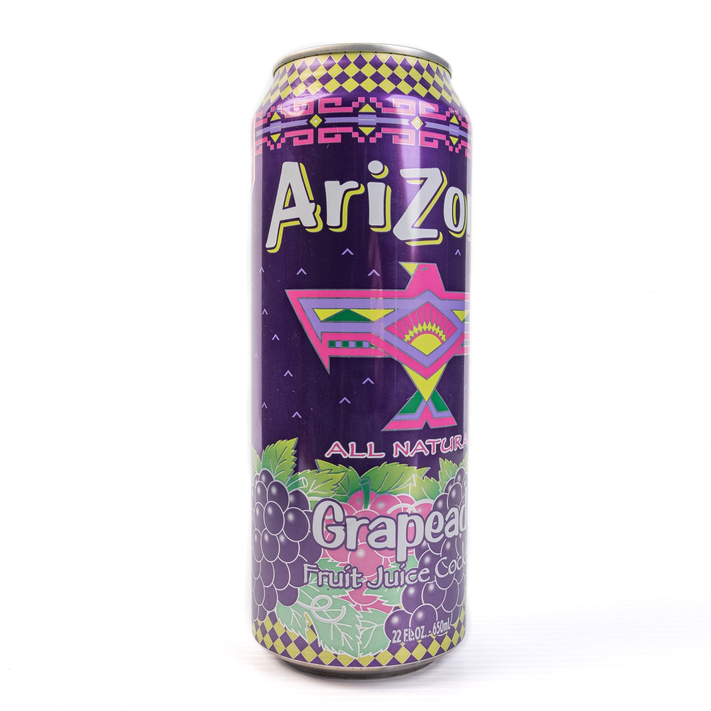 Arizona Grapeade Fruit Juice Cocktail Drink 22oz