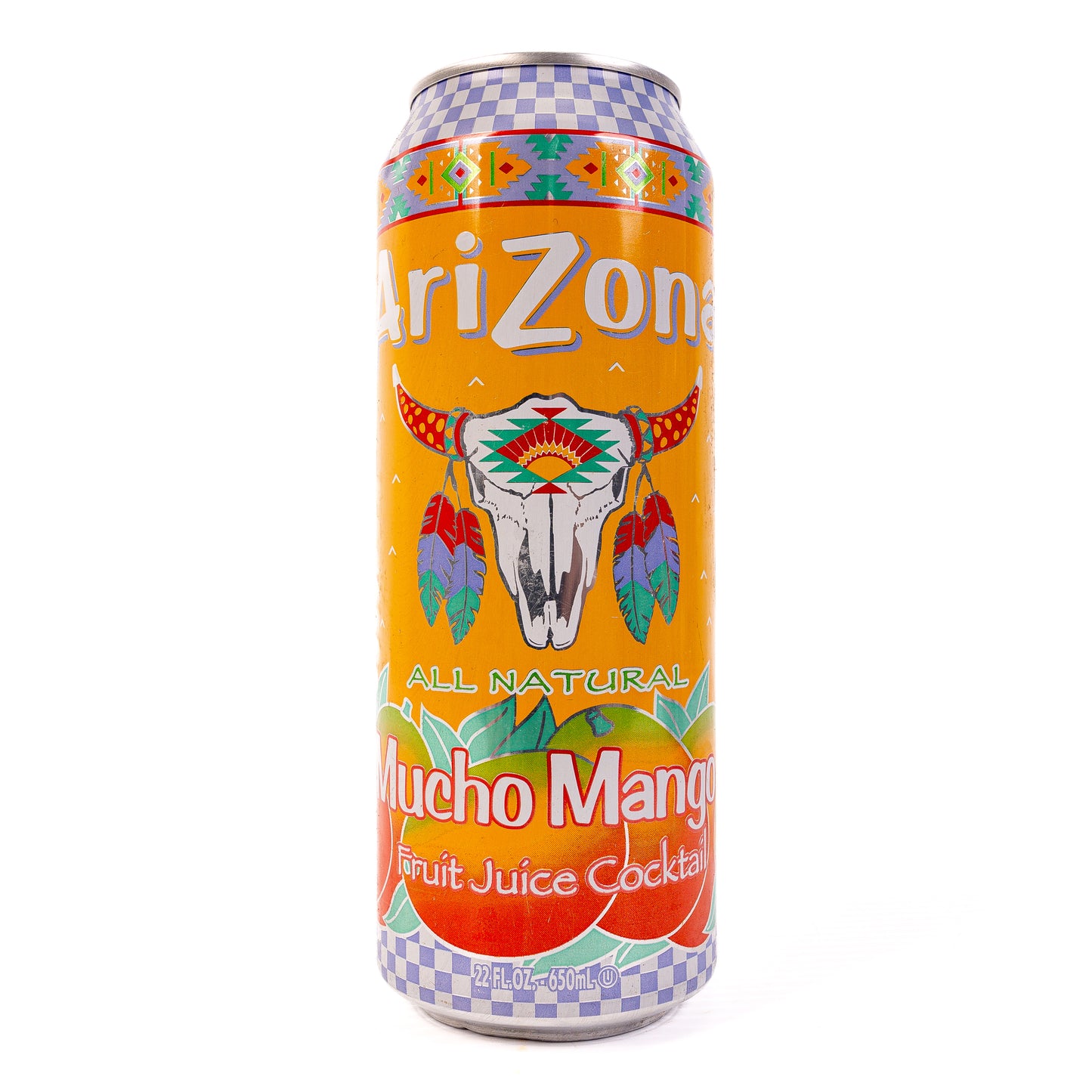 Arizona Mucho Mango Fruit Juice Cocktail Drink 22oz