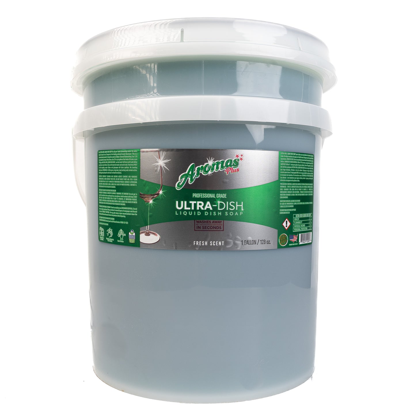 Aromas Plus Liquid Dish Soap Fresh Scent 5gl