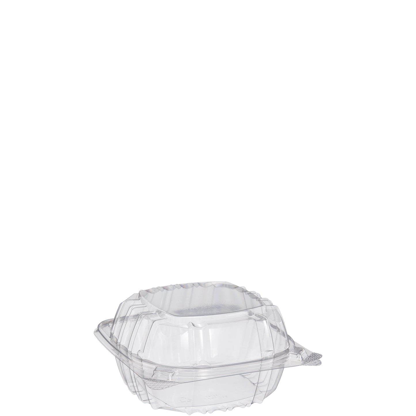 Dart 6in Square Plastic Medium Sandwich Container Clear C57PST1 6X6 Clear-500