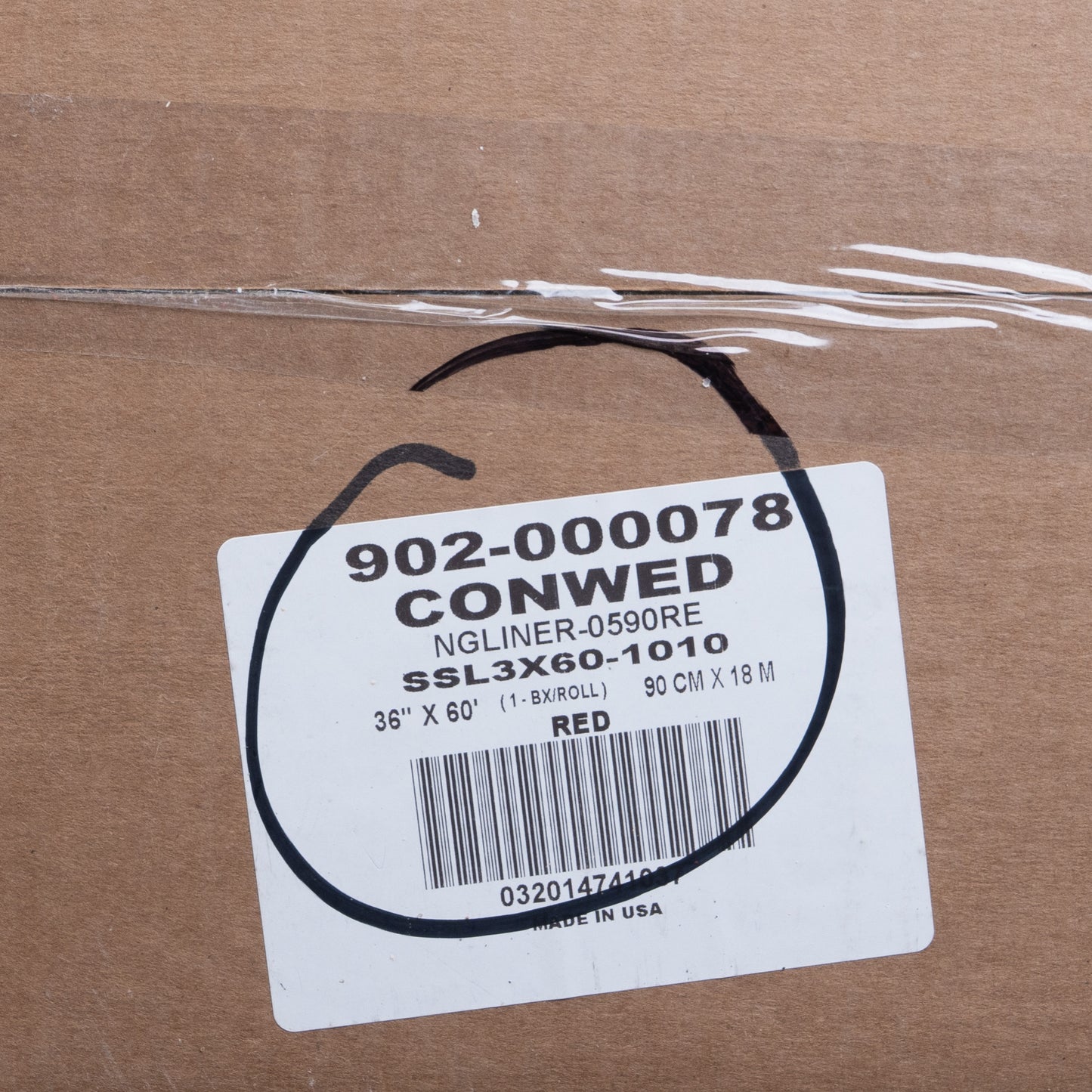 Air Grip Red 3X60 FT 1 Roll