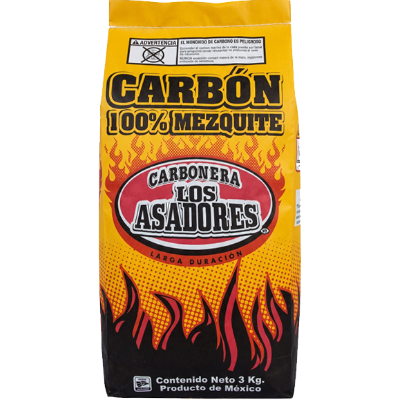 Carbon Los Asadores 100% Mezquite / Charcoal 6.6 LBS