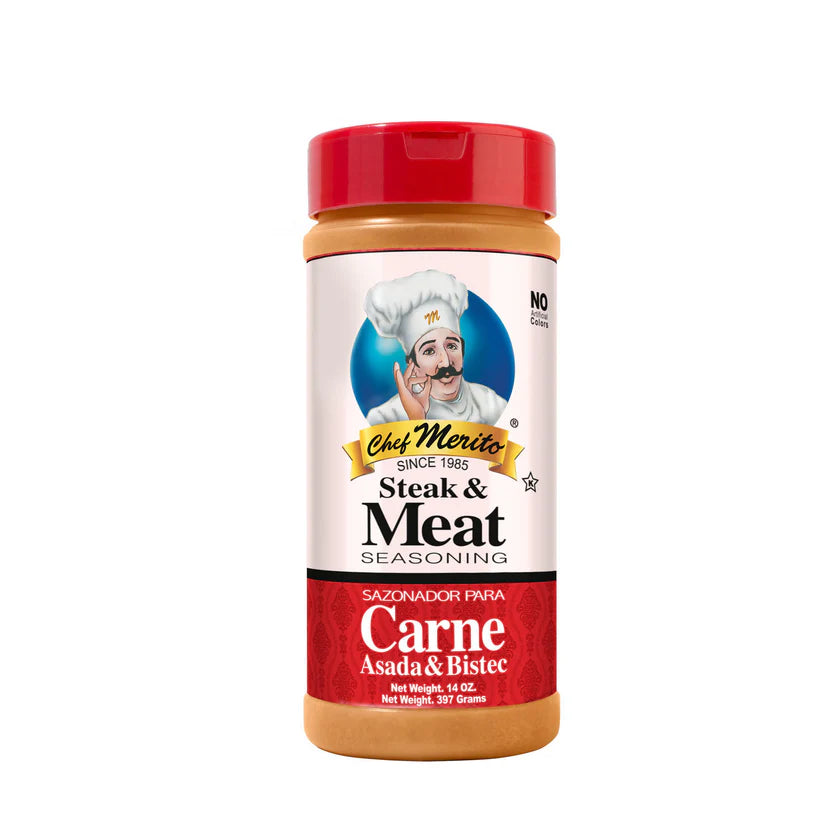 Chef Merito Meat Seasoning 12/14 OZ