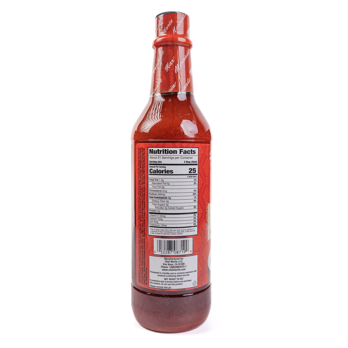 Chef Merito Meat Marinade Carne 12/25 OZ