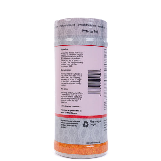 Chef Merito Pork Chop Seasoning 12/13oz