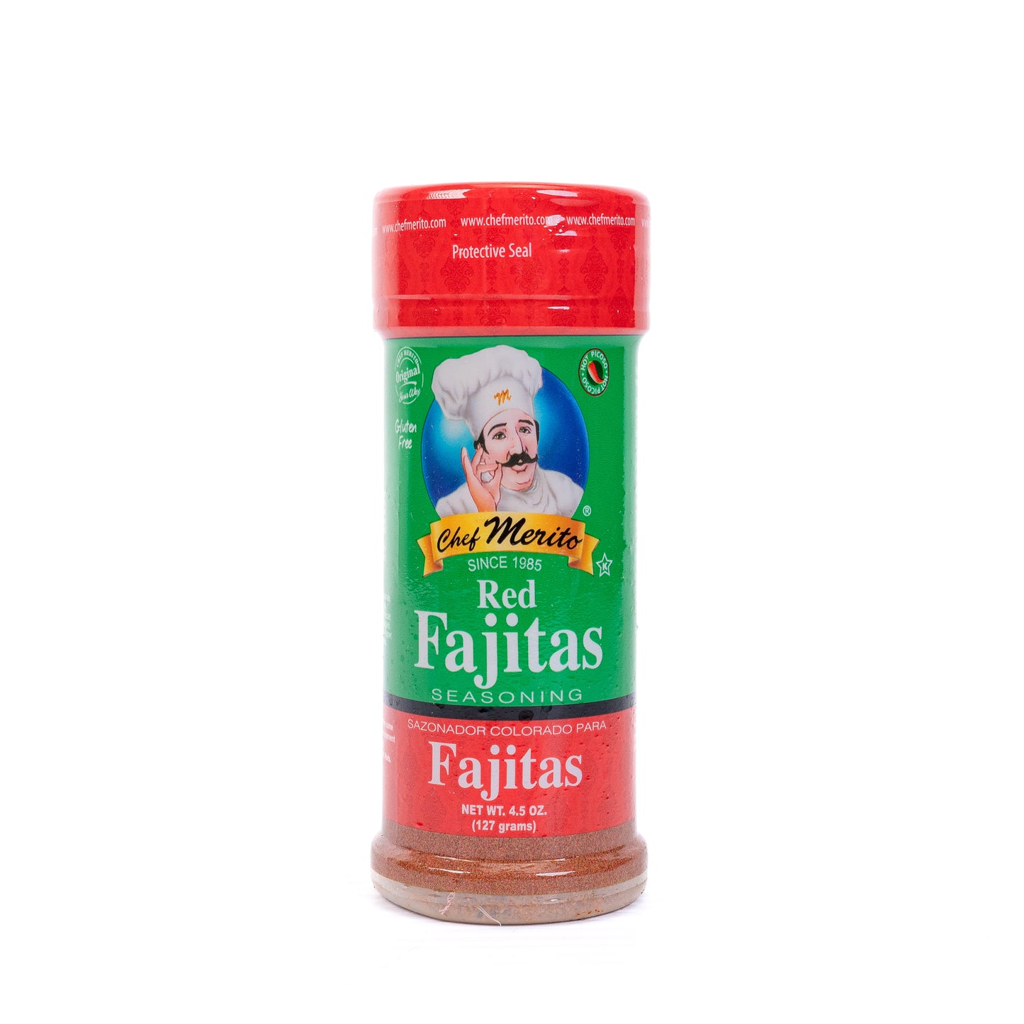 Chef Merito Red Fajitas Seasoning 12/4.5oz