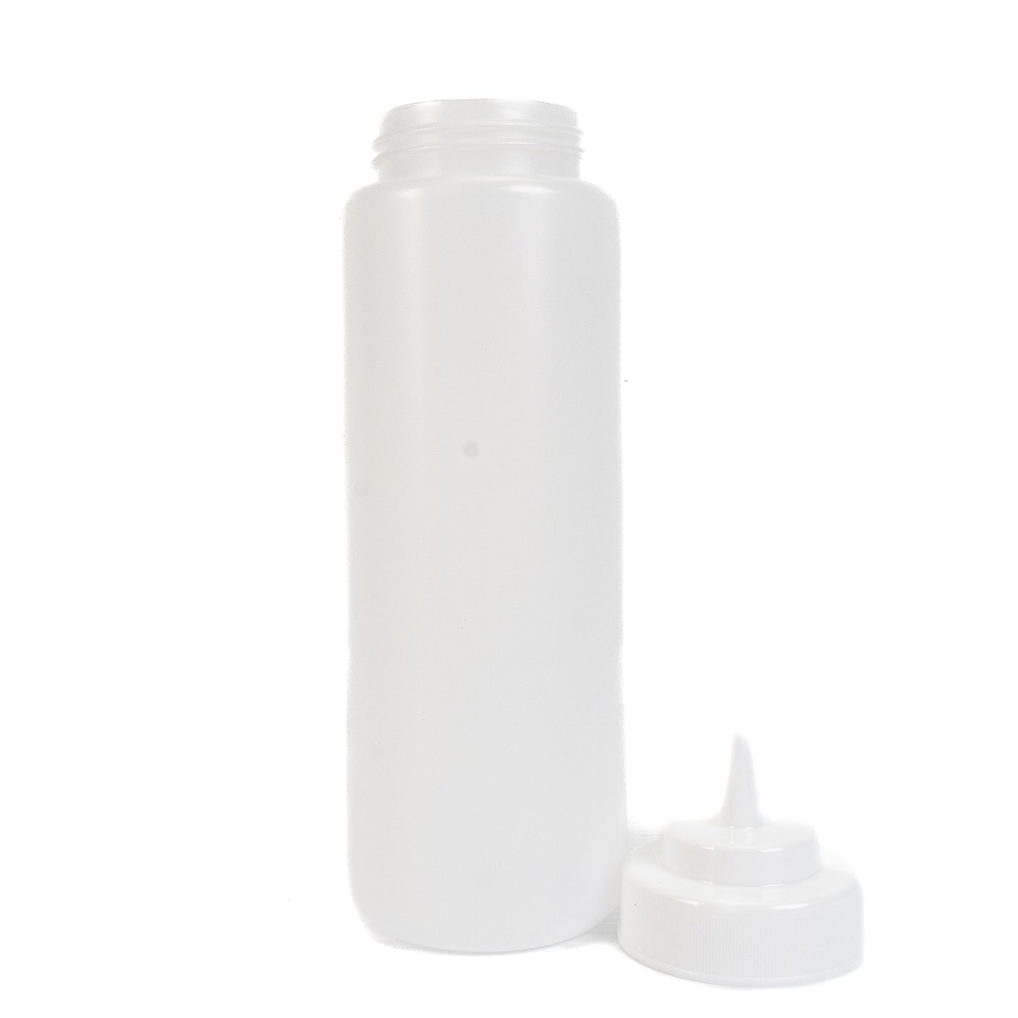 Choice Clear Wide Mouth Squeeze Bottles 6/32OZ (Botellas Para Salsa)