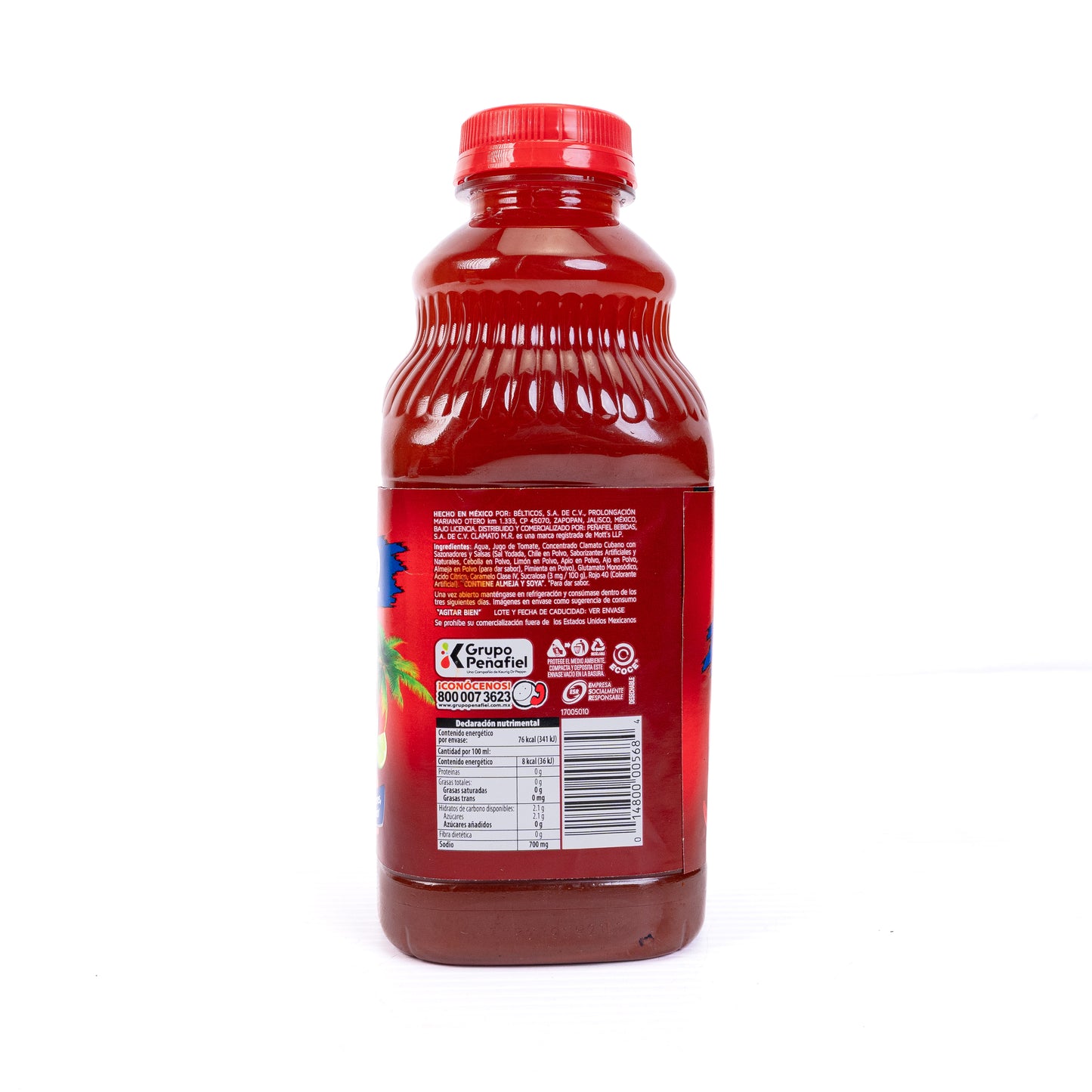 Clamato Cubano Tomato Cocktail 12/32 Fl oz