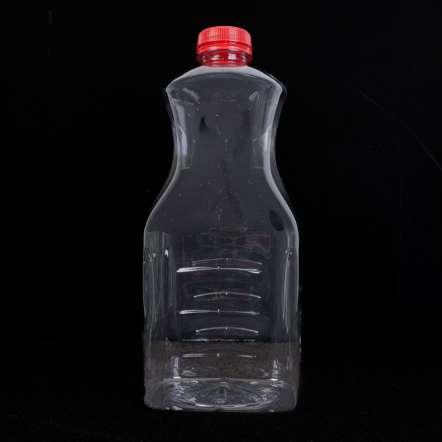 Clear Plastic Square Juice Bottle 64oz 40ct
