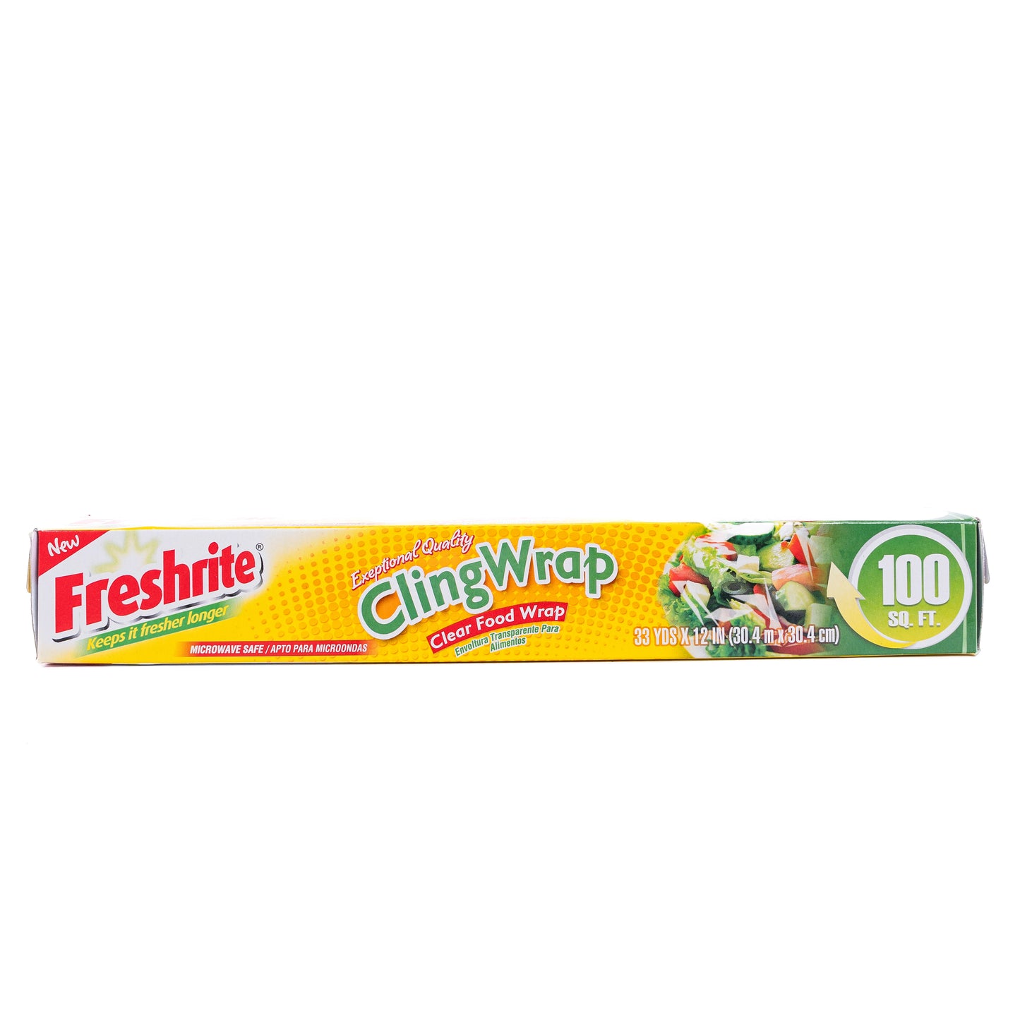 Cling Wrap Clear Food Wrap 100 sq ft(Plastico Para Envolver)