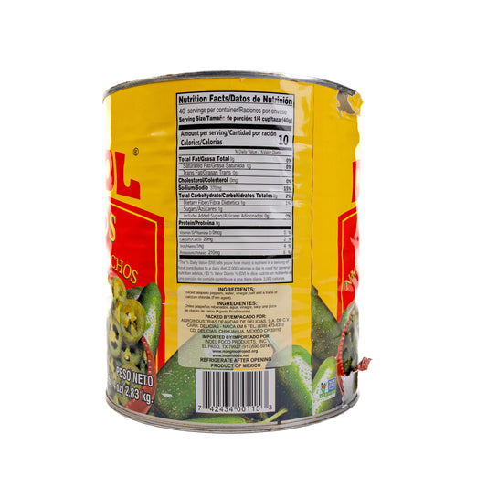 Del Sol Nachos Sliced Jalapeno Peppers