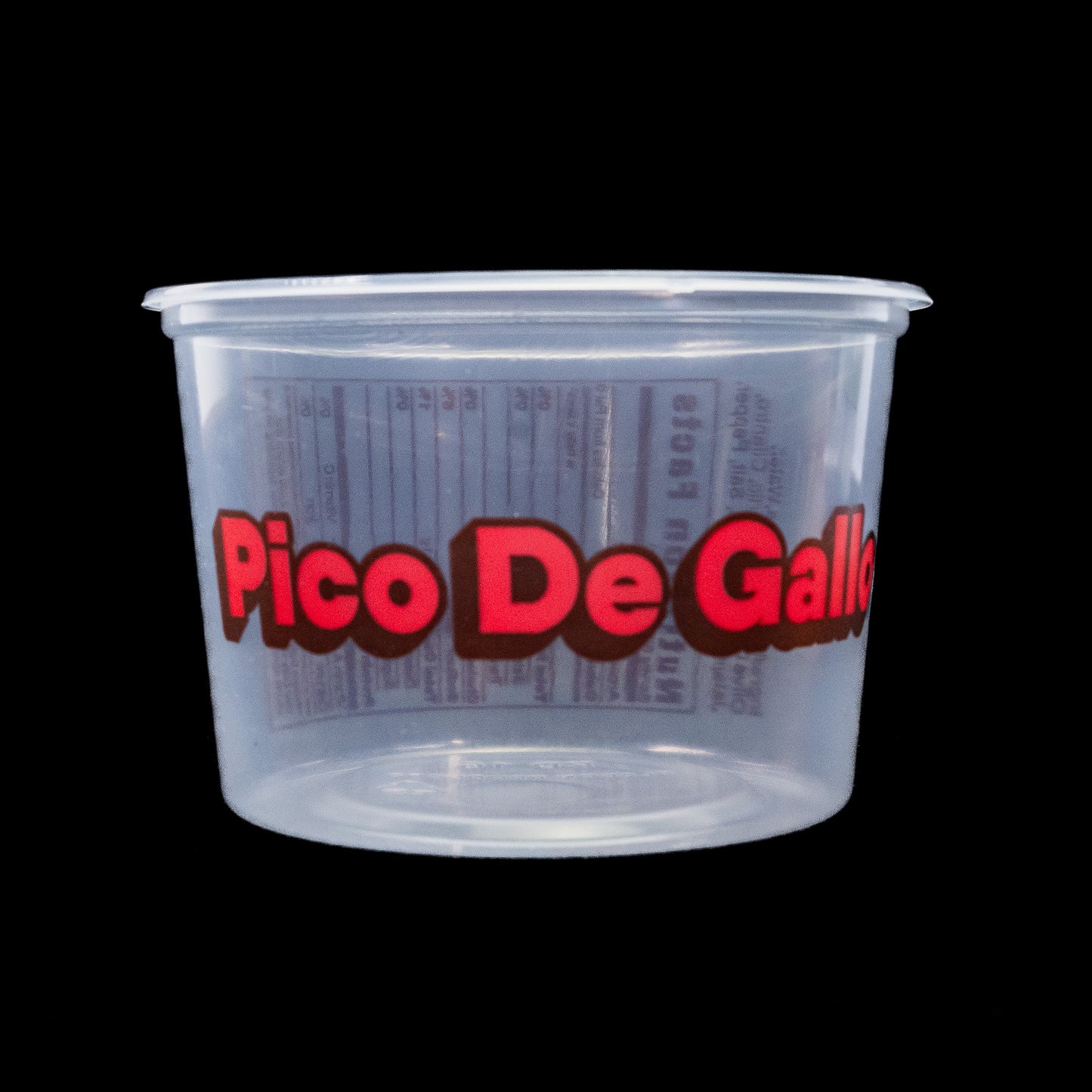 Deli Container Pico De Gallo Print Placon 16 oz 500