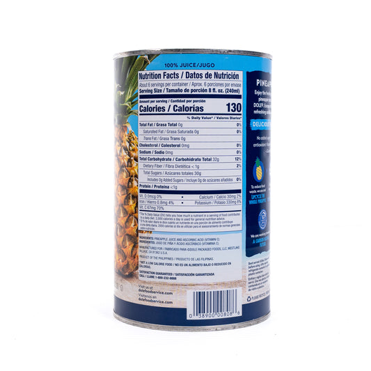 Dole Pineapple 100 % Juice 12/46 Fl oz