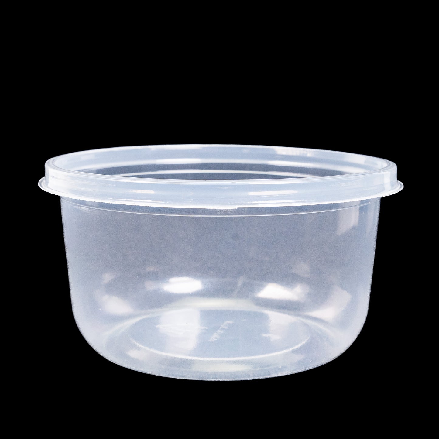 Plastic Food Round Containers 3pk Tuppers Round Azul