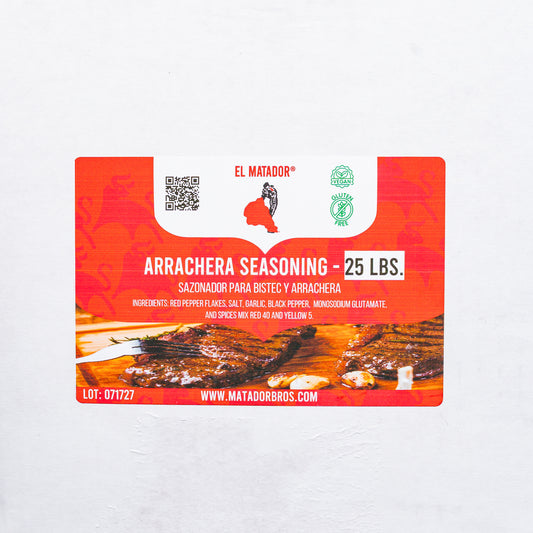 El Matador Arrachera Seasoning 25 Lbs