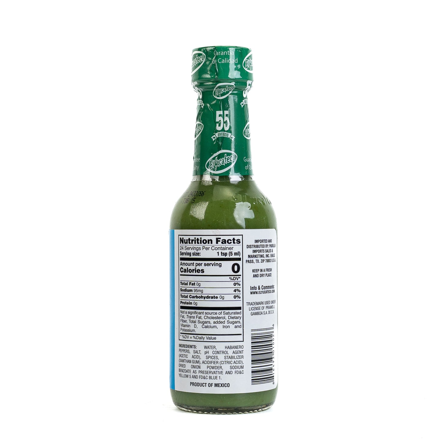 El Yucateco Green Hot Sauce Chile Habanero