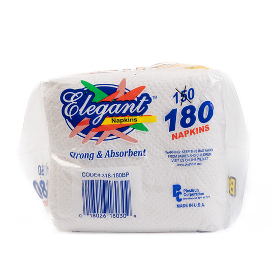 Elegant Napkins Strong Absorbent Bonus Pack Servilletas 18/180