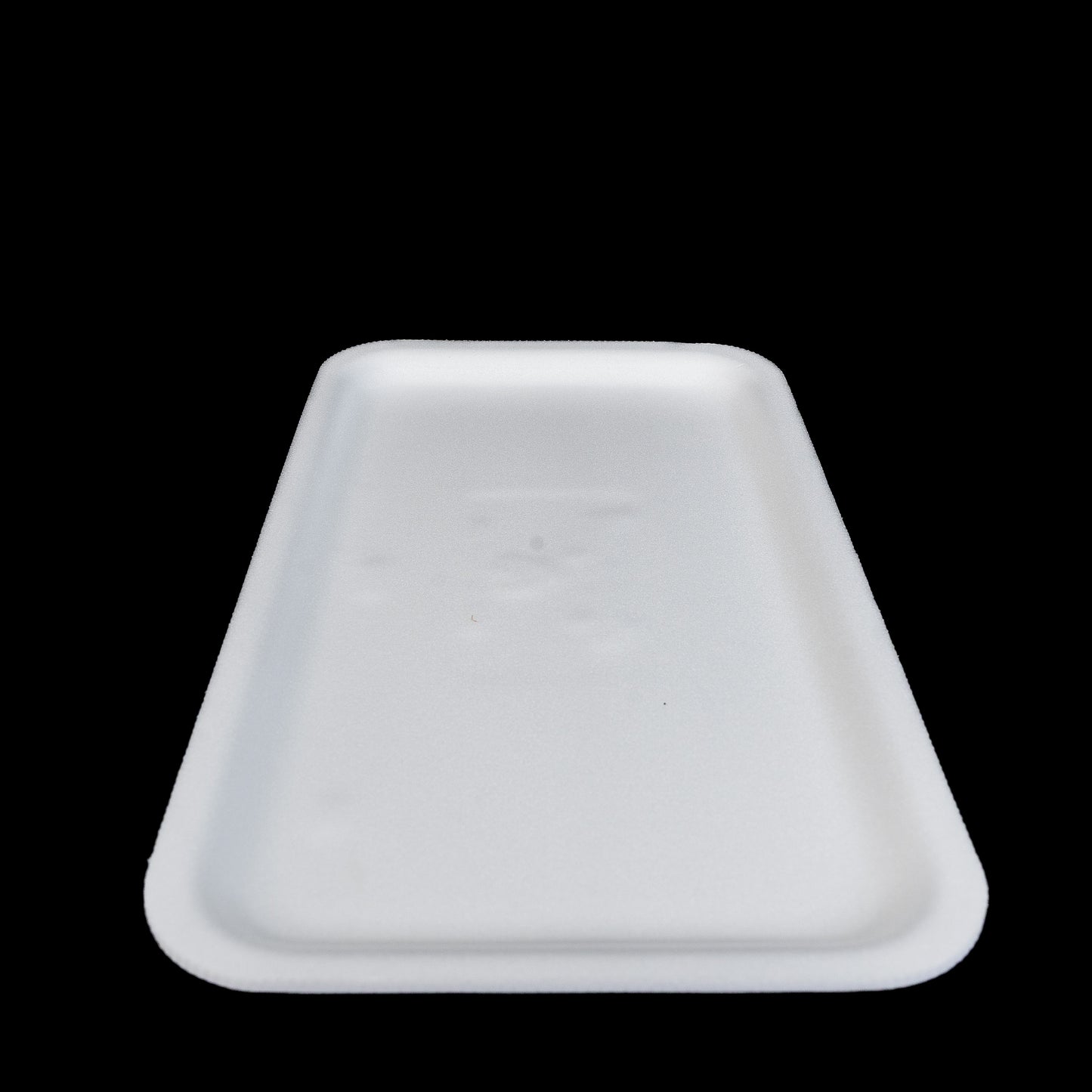 Foam Meat Tray White 10S 10 3/4" x 5 3/4" x 1/2" - 500/Case