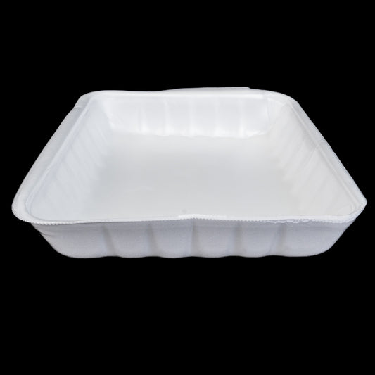 Foam Meat Tray White 809P Meat Tray 11X9.25X2-200/Case