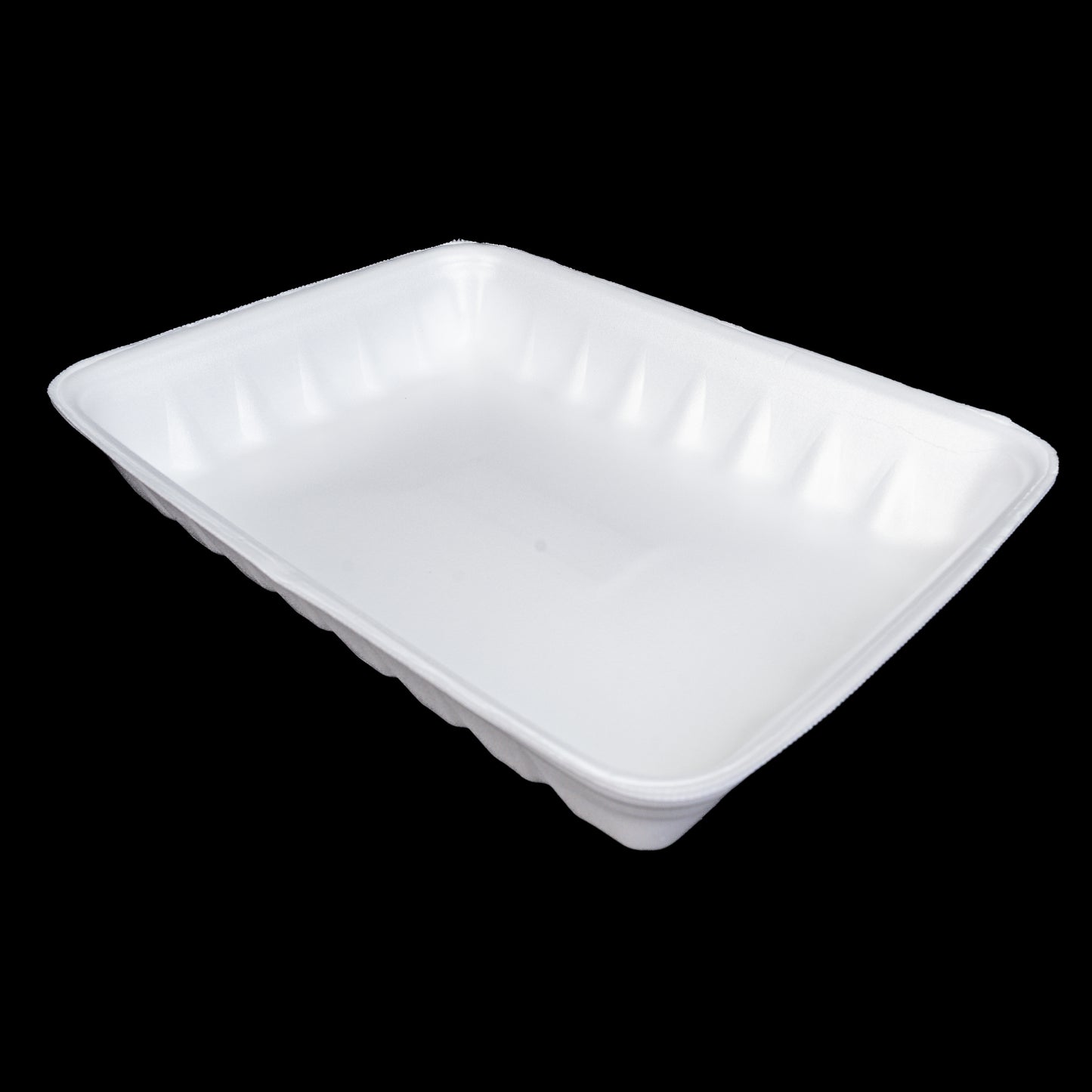 Foam Meat Tray White 812P 9.8 X 13 X 2.4’’ 100/CS
