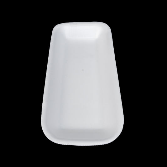 Foam Meat Tray White 1.5 7 7/16" x 3 3/4" x 7/8" - 1,000/Case