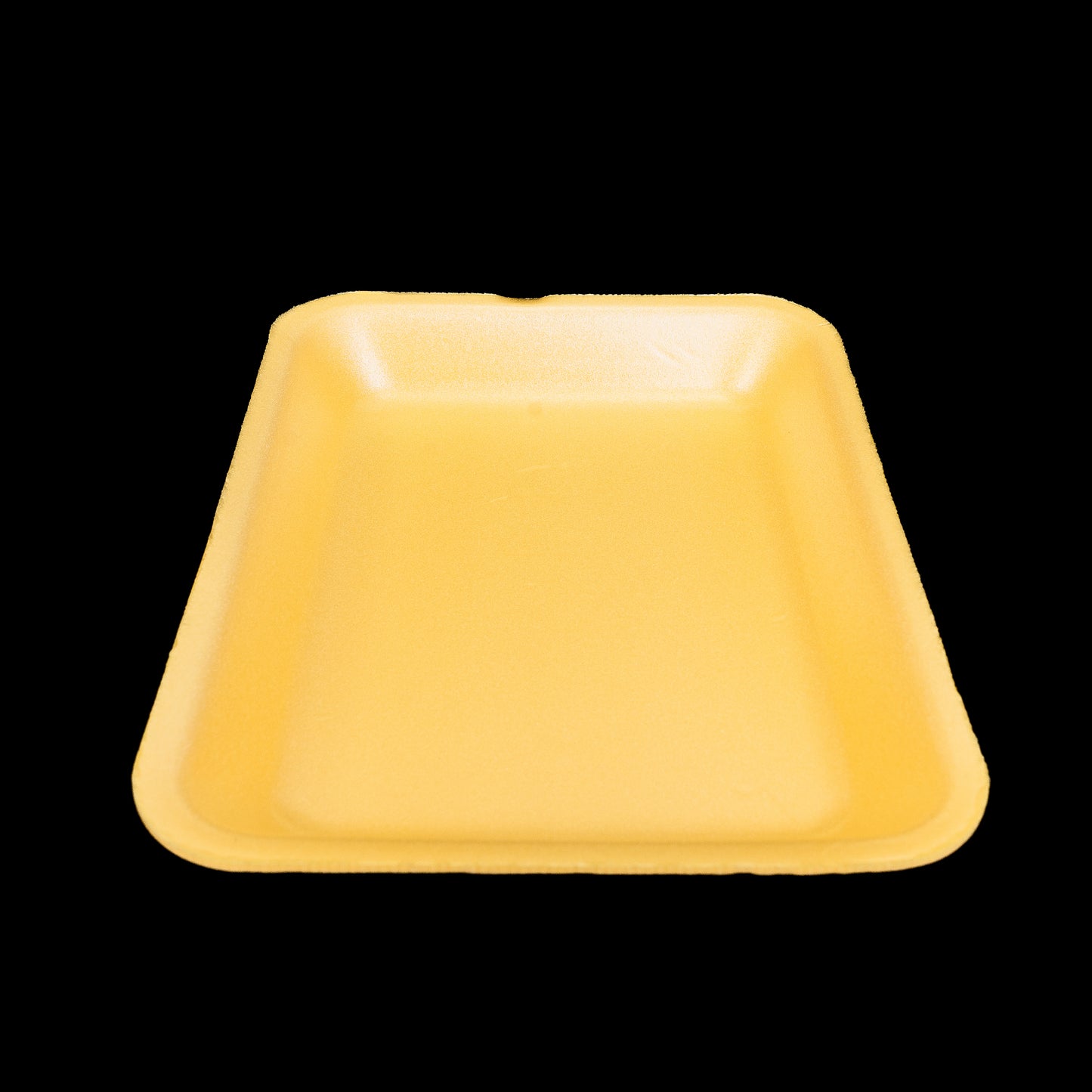 Foam Meat Tray Yellow 4L Npx 9 1/4" x 7 1/4" x 1 1/4" - 500/Case
