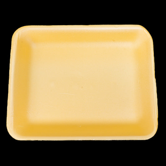Foam Meat Tray Yellow 8PP NPX 10 1/2" X 7 15/16" x 1 3/16" - 400/Case