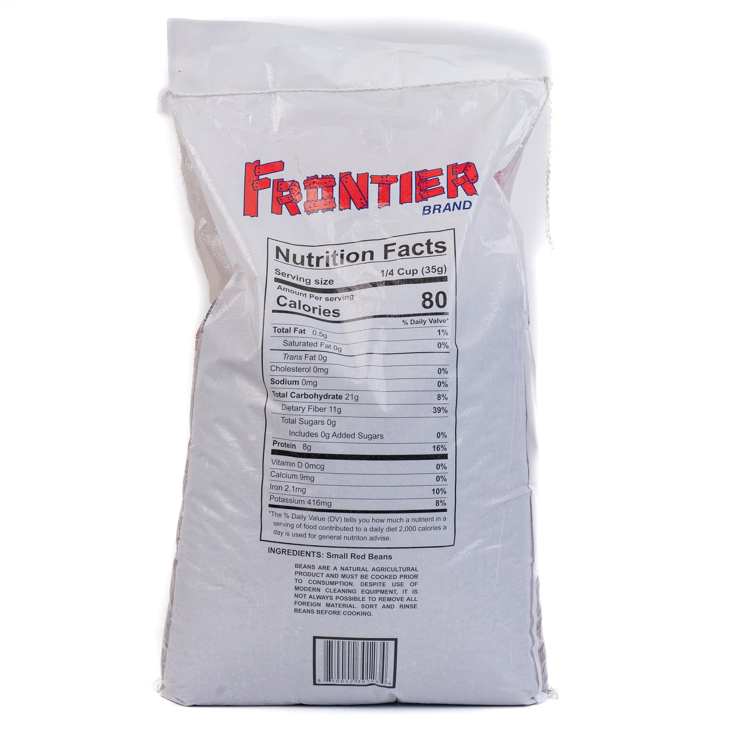 Frontier Small Red Beans Triple Cleaned 50 Lbs
