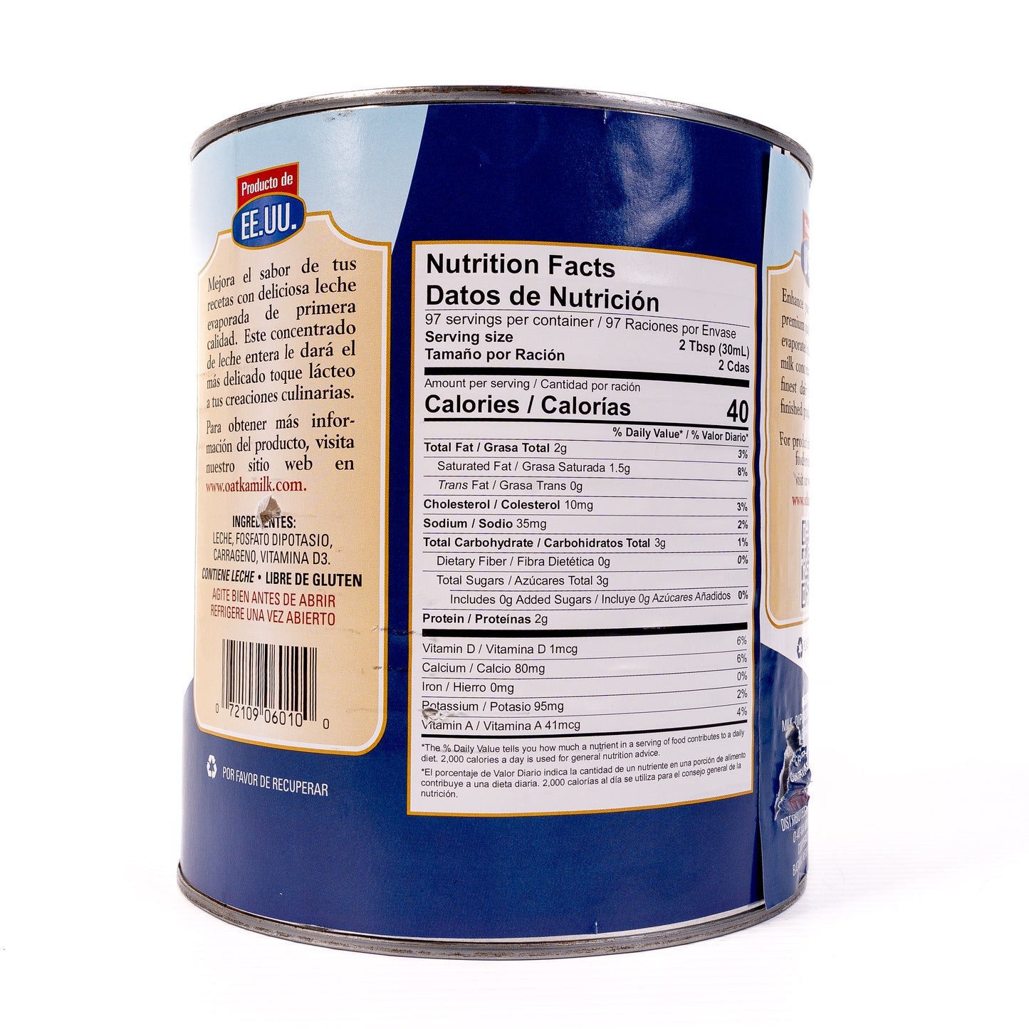 Gold Cow Evaporated Milk(Leche Evaporada)