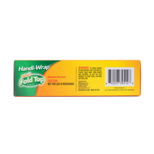 Handi Wrap Sandwich Fold Top Bags 24/ 100pcs