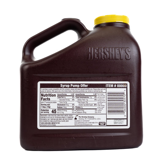 Hershey's Genuine Chocolate Flavor Syrup 7 Lbs