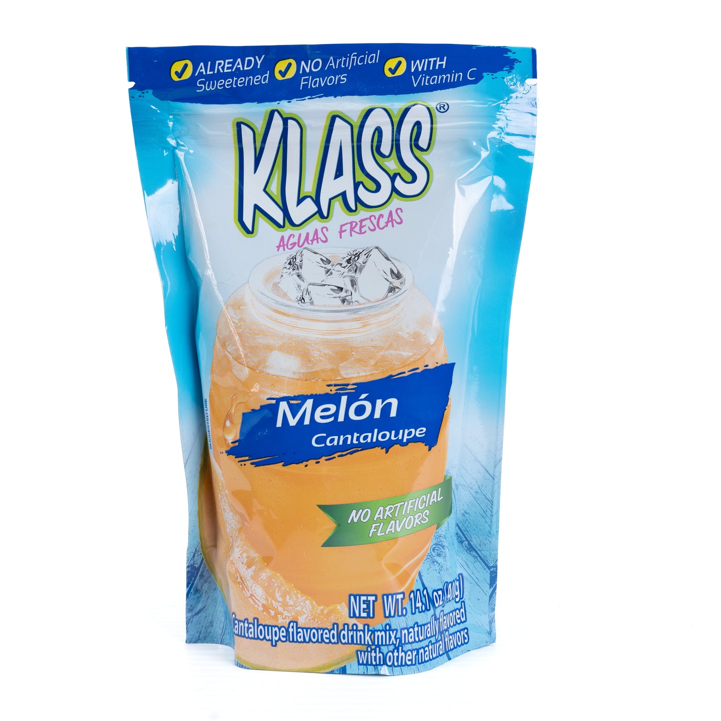 Klass Melon Aguas Frescas Flavored Drink Mix 18/14.1 oz