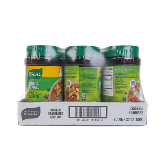 Knorr Chicken Granulated Boullion 6/ 2 Lbs/ 32oz Jars