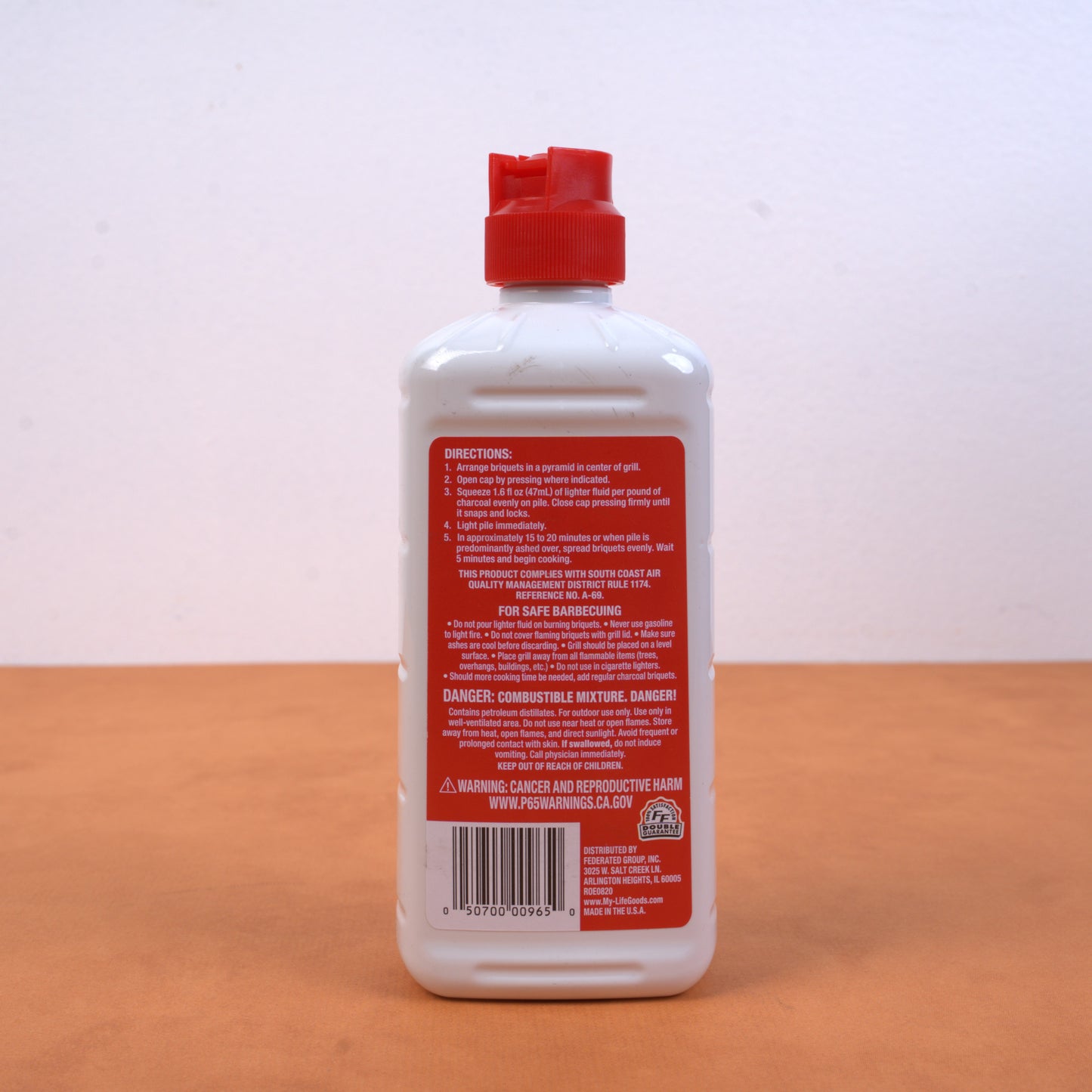 Life Goods Odorless Charcoal Lighter Fluid 16 fl oz (Liquido Para Carbon)