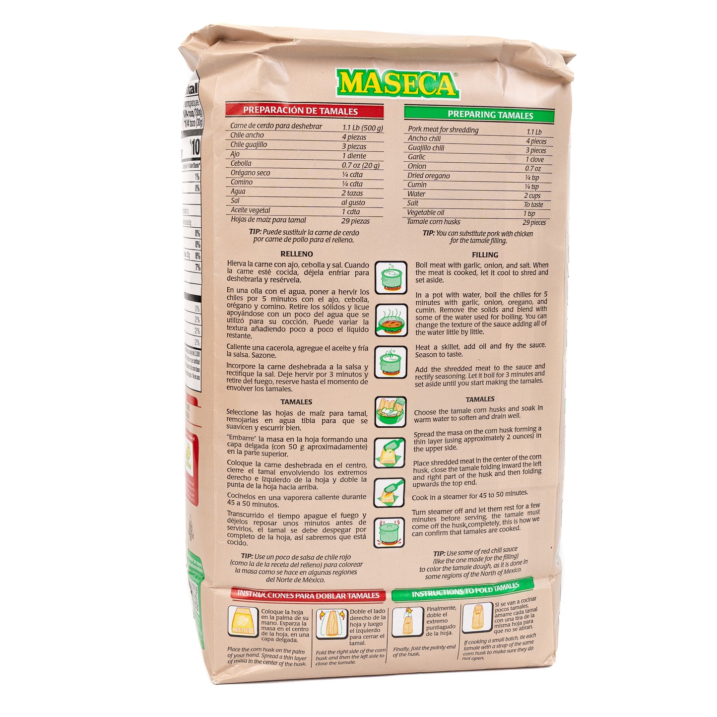 Maseca Tamal Masa Instantanea De Maiz Gluten Free 10/4 Lbs