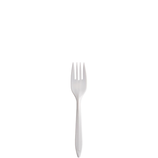Medium Weight PP Fork White(Tenedores)