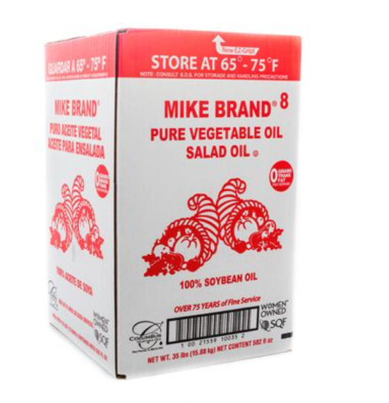 Mike Brand Pure Vegetable Oil Vegetal(Aceite de Vegetal)