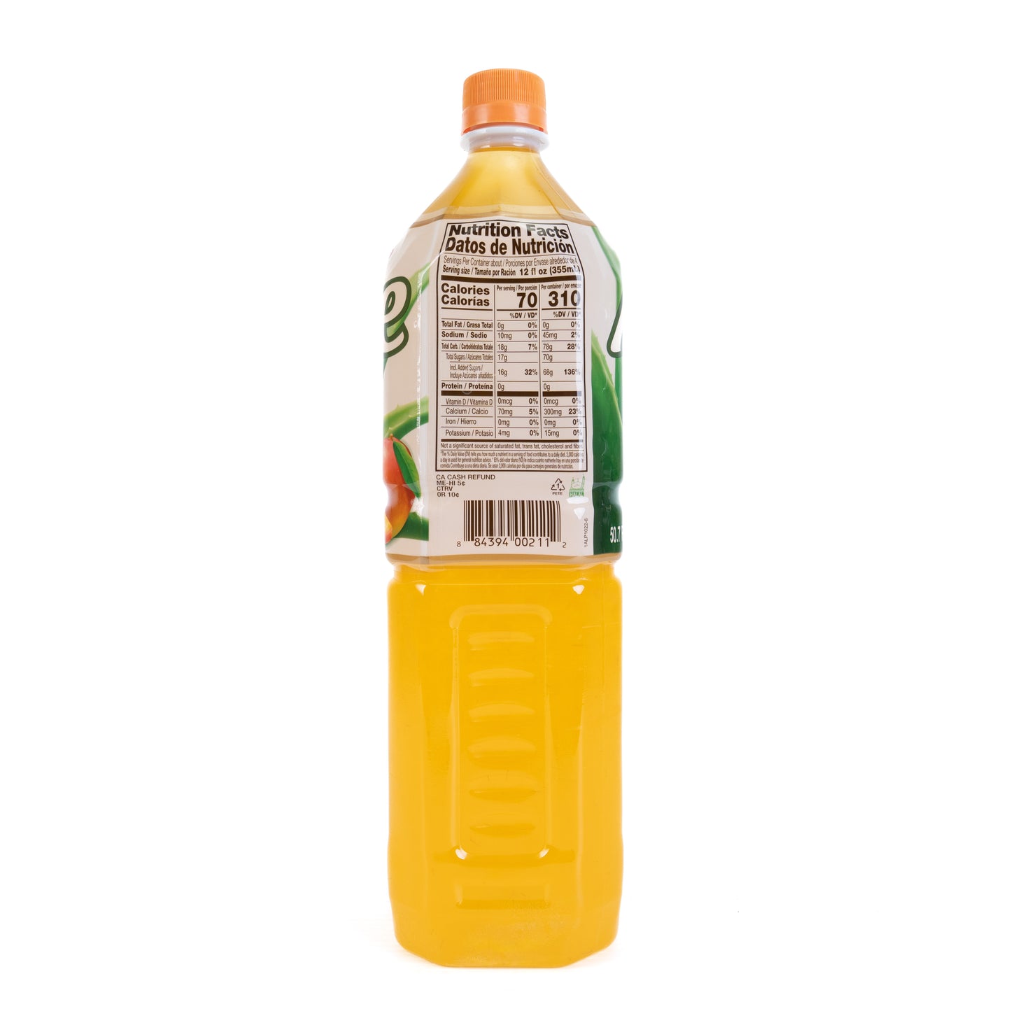 OKF Aloe Mango Naturally and Artificially Flavored Drinks 12/1.5 L